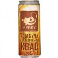 Напиток Merry Kombuch (Комбуча Квас Безалкогольный) 0,33 л купить с быстрой доставкой - Napitkionline.ru