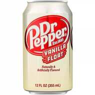 Газированный напиток Dr Pepper Vanilla Float (Доктор Пеппер Ванилла Флоат) 0,355 л купить с быстрой доставкой - Napitkionline.ru